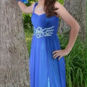 Royal/teal prom, formal or dance dress